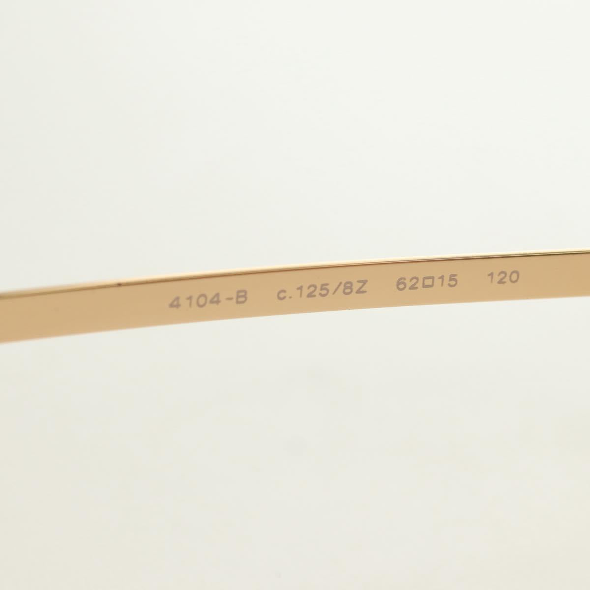 CHANEL Sunglasses metal Gold Tone CC Auth yk20387SAM