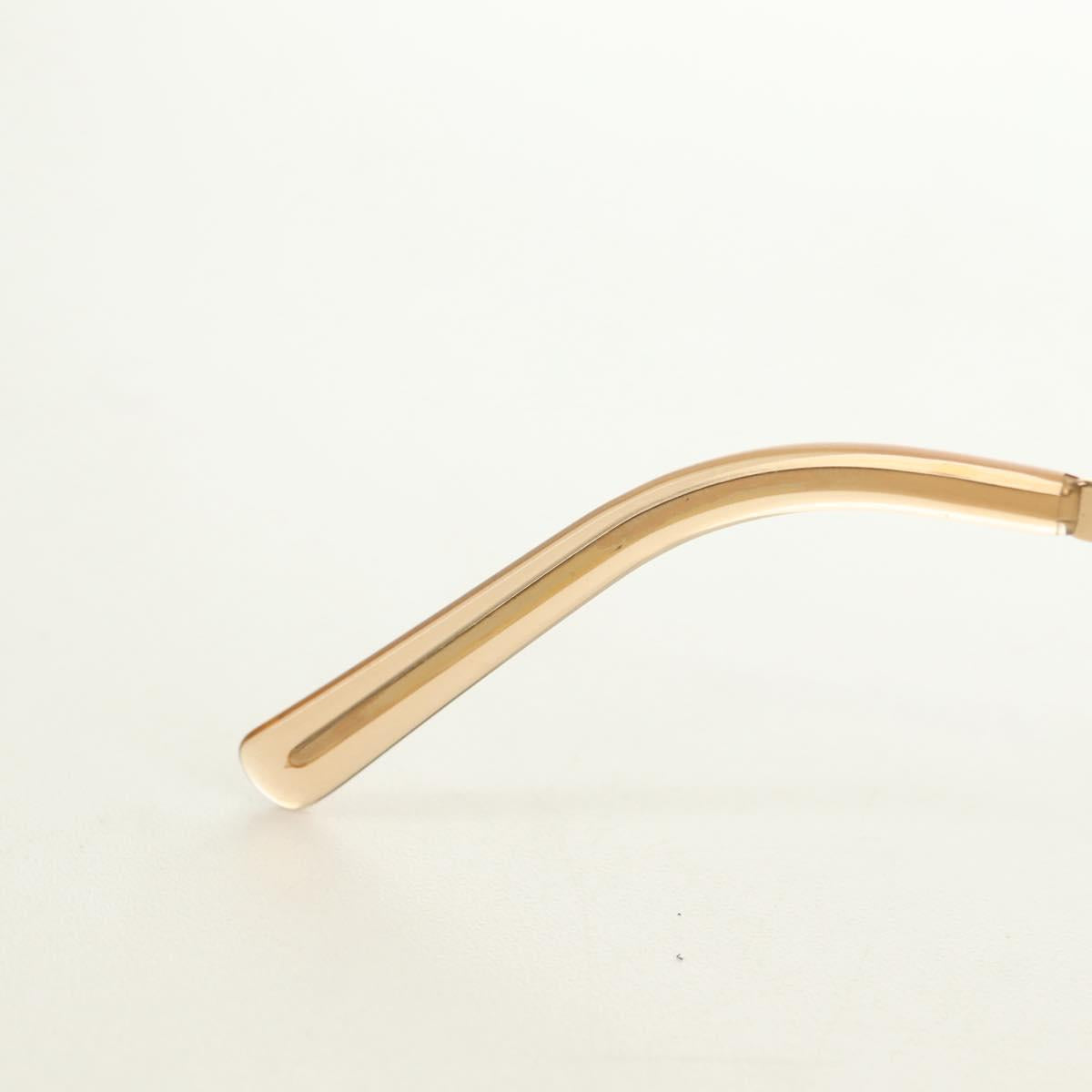 CHANEL Sunglasses metal Gold Tone CC Auth yk20387SAM