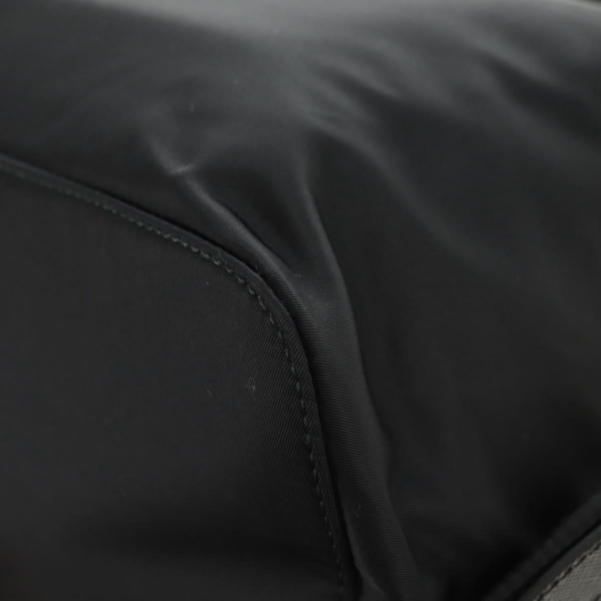 PRADA Backpack Nylon Black Silver 1BZ811 Auth yk20393SAM