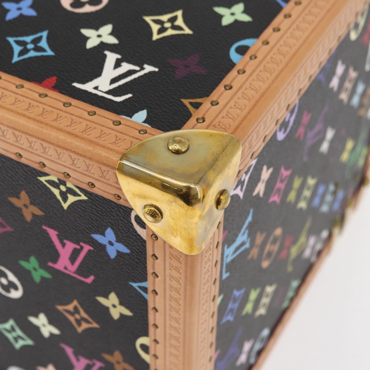 LOUIS VUITTON Monogram Multicolor Boite Pharmacy Pouch Black LV Auth yk20405SM