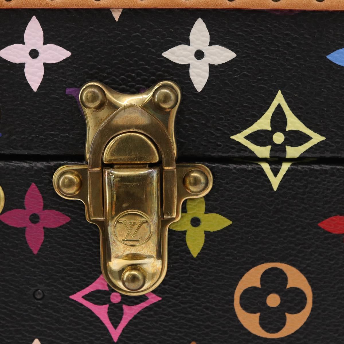 LOUIS VUITTON Monogram Multicolor Boite Pharmacy Pouch Black LV Auth yk20405SM