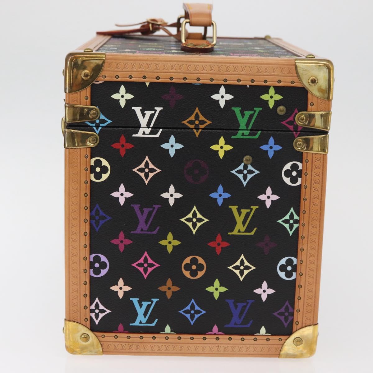 LOUIS VUITTON Monogram Multicolor Boite Pharmacy Pouch Black LV Auth yk20405SM
