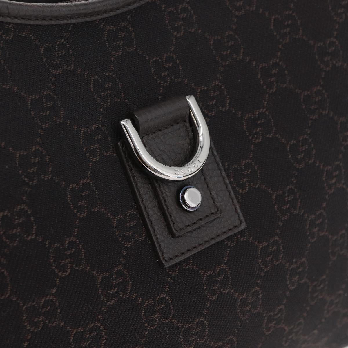 GUCCI Abbey Shoulder Bag Leather Outlet Brown Silver 268636 Auth yk20417SAV