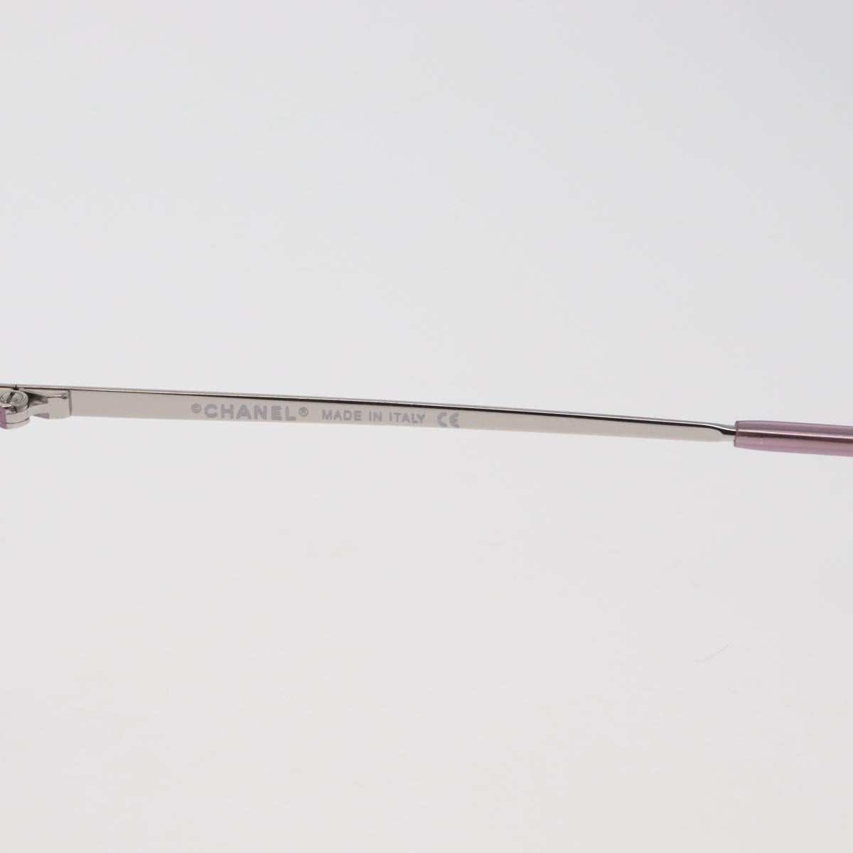 CHANEL Sunglasses metal Pink CC Auth yk20430M