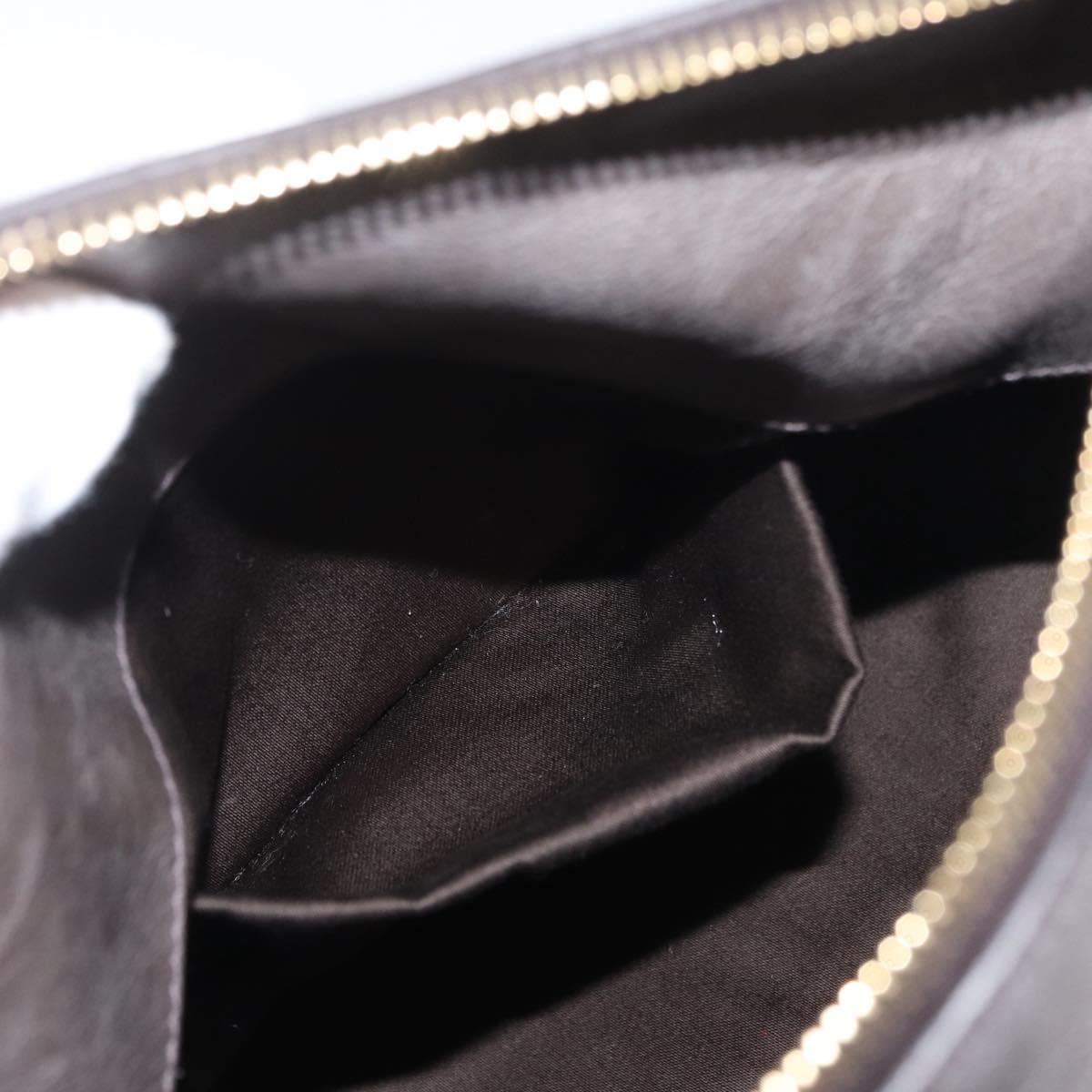 Miu Miu Hand Bag Leather 2way Gray Gold Auth yk20442SAM