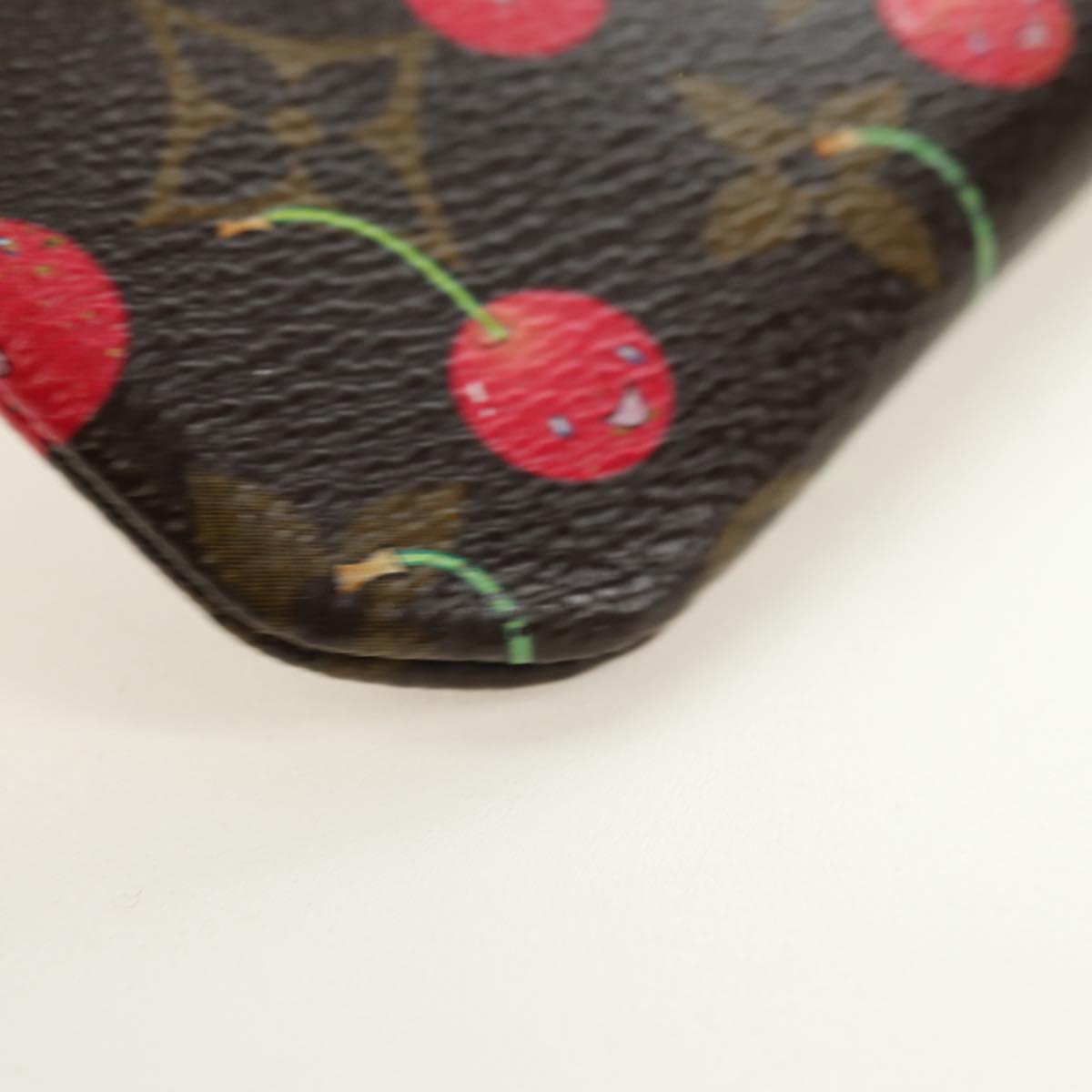 LOUIS VUITTON Monogram Cherry Pochette Cles Coin Purse M95042 LV Auth yk20447M