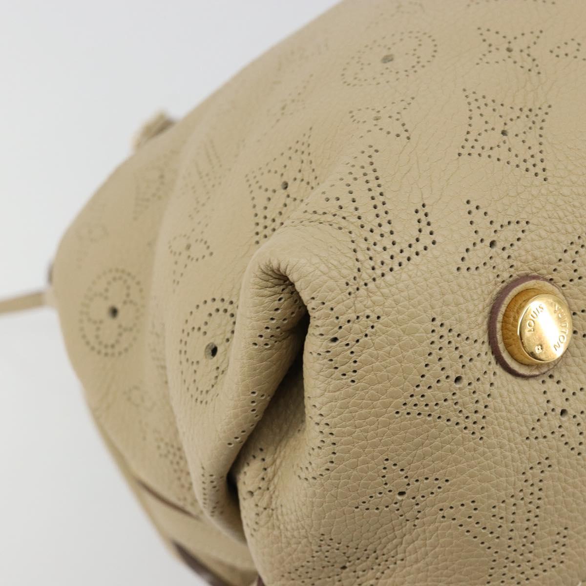 LOUIS VUITTON Mahina Galatea MM Shoulder Bag Beige M93825 LV Auth yk20452SAV