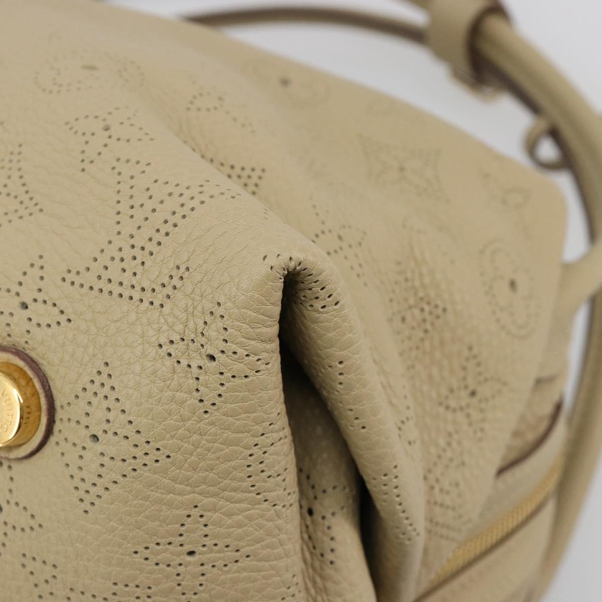 LOUIS VUITTON Mahina Galatea MM Shoulder Bag Beige M93825 LV Auth yk20452SAV