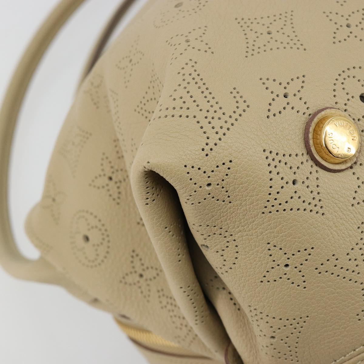LOUIS VUITTON Mahina Galatea MM Shoulder Bag Beige M93825 LV Auth yk20452SAV