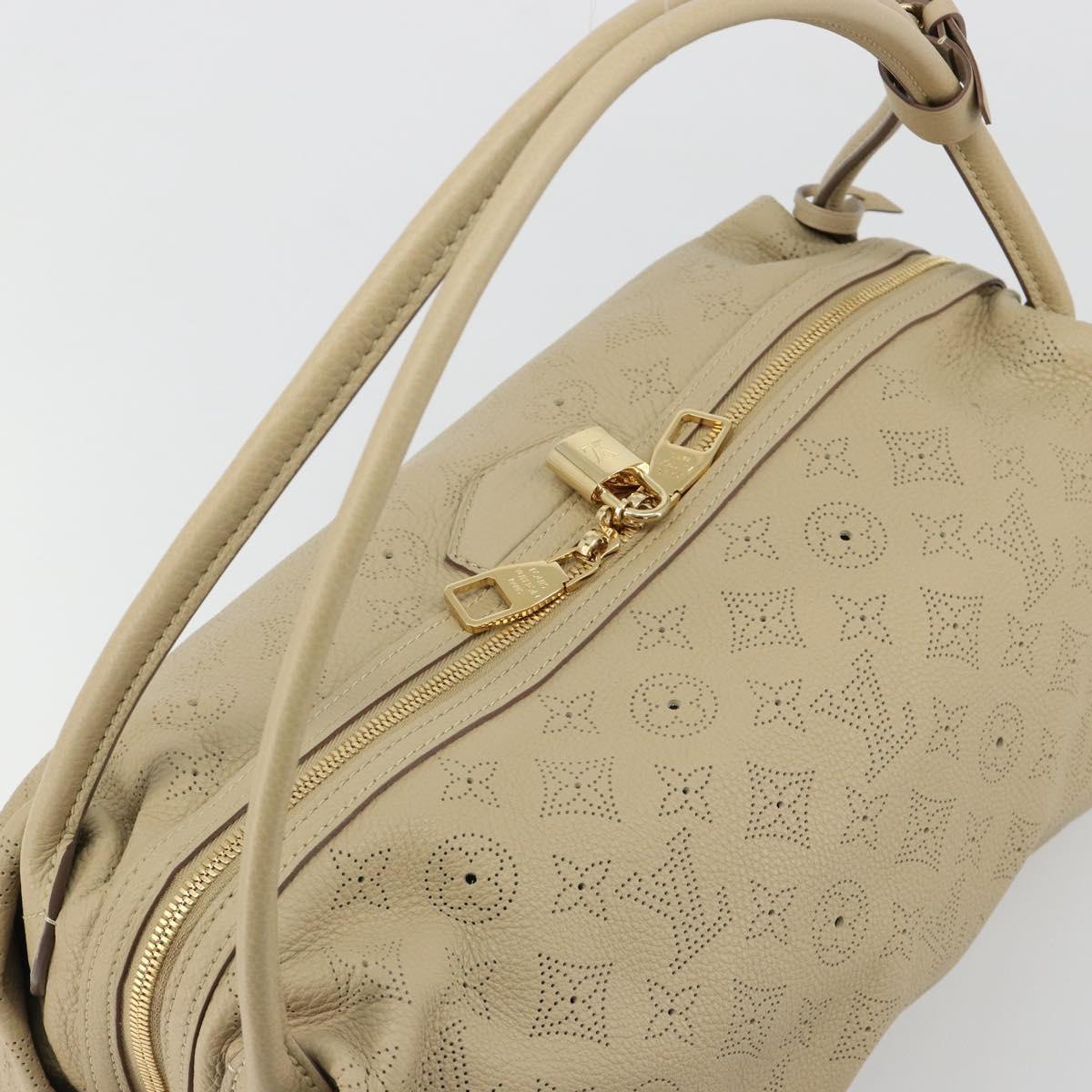 LOUIS VUITTON Mahina Galatea MM Shoulder Bag Beige M93825 LV Auth yk20452SAV