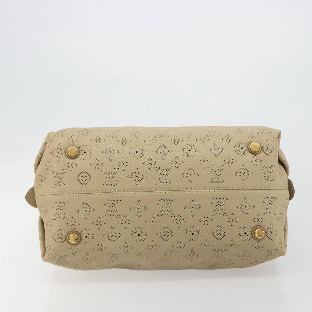 LOUIS VUITTON Mahina Galatea MM Shoulder Bag Beige M93825 LV Auth yk20452SAV