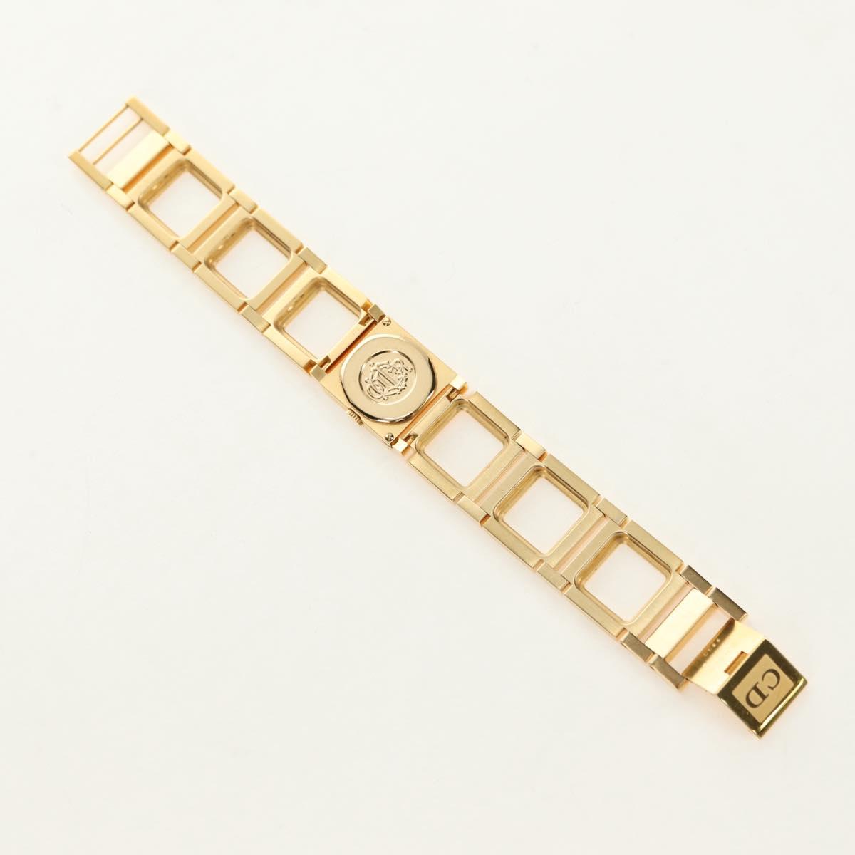 Christian Dior La Parisienne Watches metal Gold Auth yk20475M
