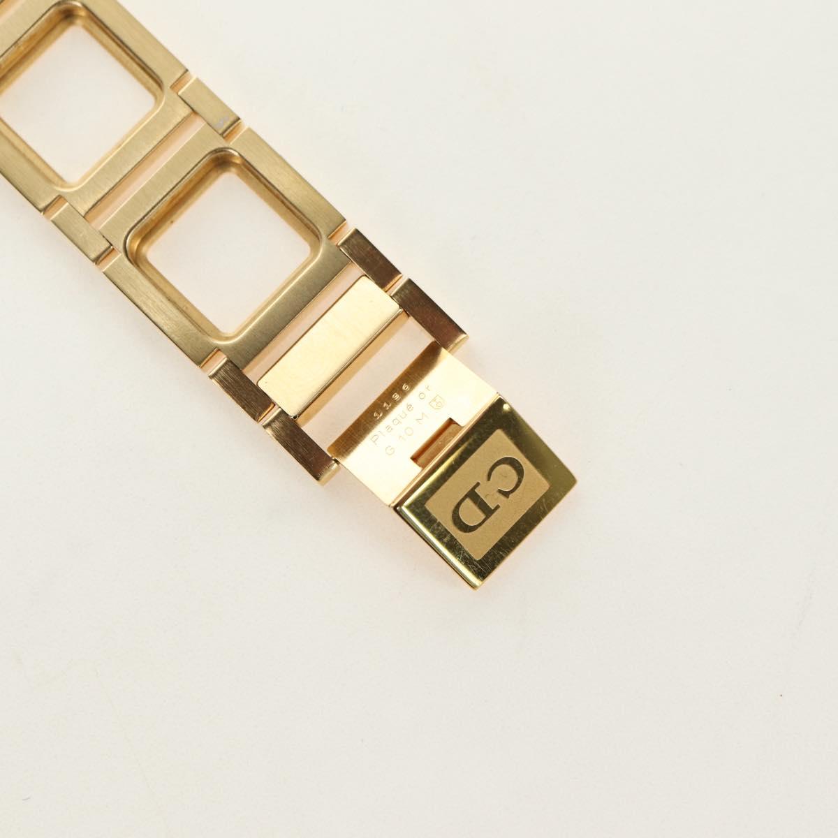 Christian Dior La Parisienne Watches metal Gold Auth yk20475M