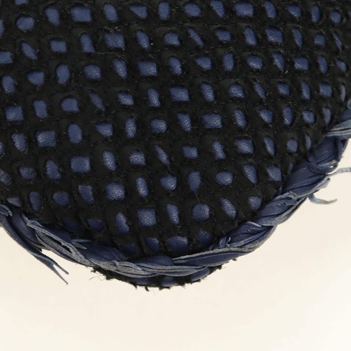 BOTTEGA VENETA INTRECCIATO Hobo Shoulder Bag Leather Navy Auth yk20494SAV