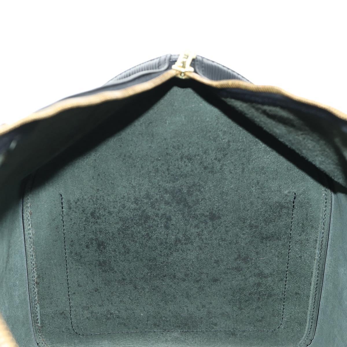 LOUIS VUITTON Epi Keepall 55 Boston Bag Noir Black M42952 LV Auth yk20511SAV