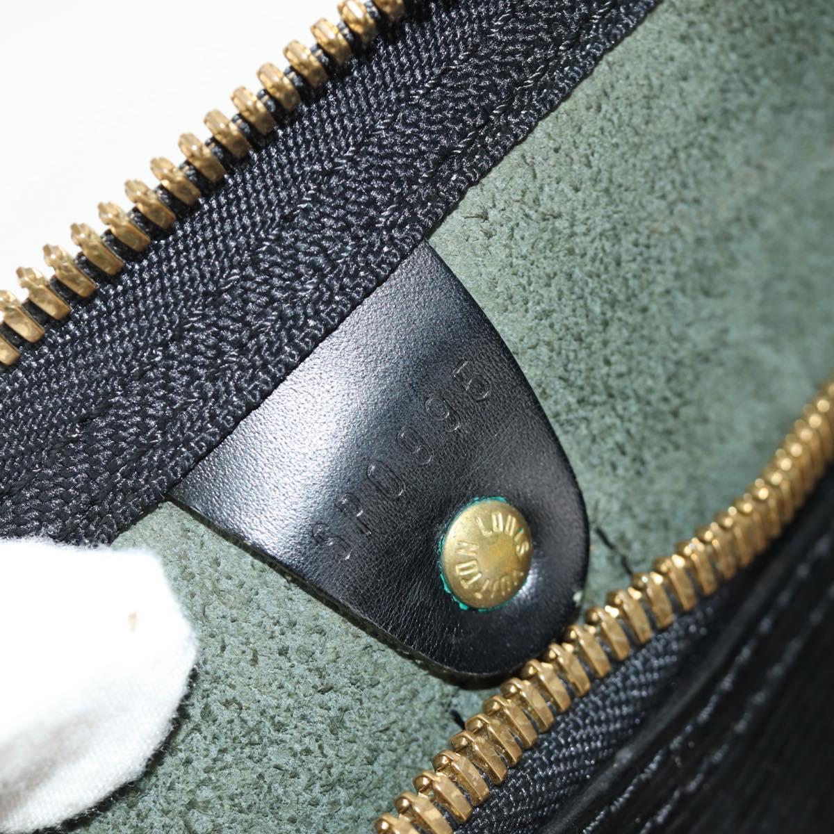 LOUIS VUITTON Epi Keepall 55 Boston Bag Noir Black M42952 LV Auth yk20511SAV