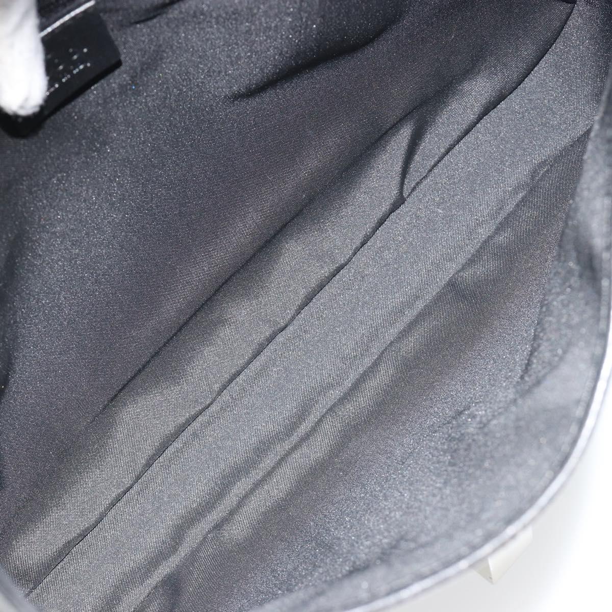 GUCCI GG Canvas Jackie Shoulder Bag Black Silver 001 3306 Auth yk20512SAV