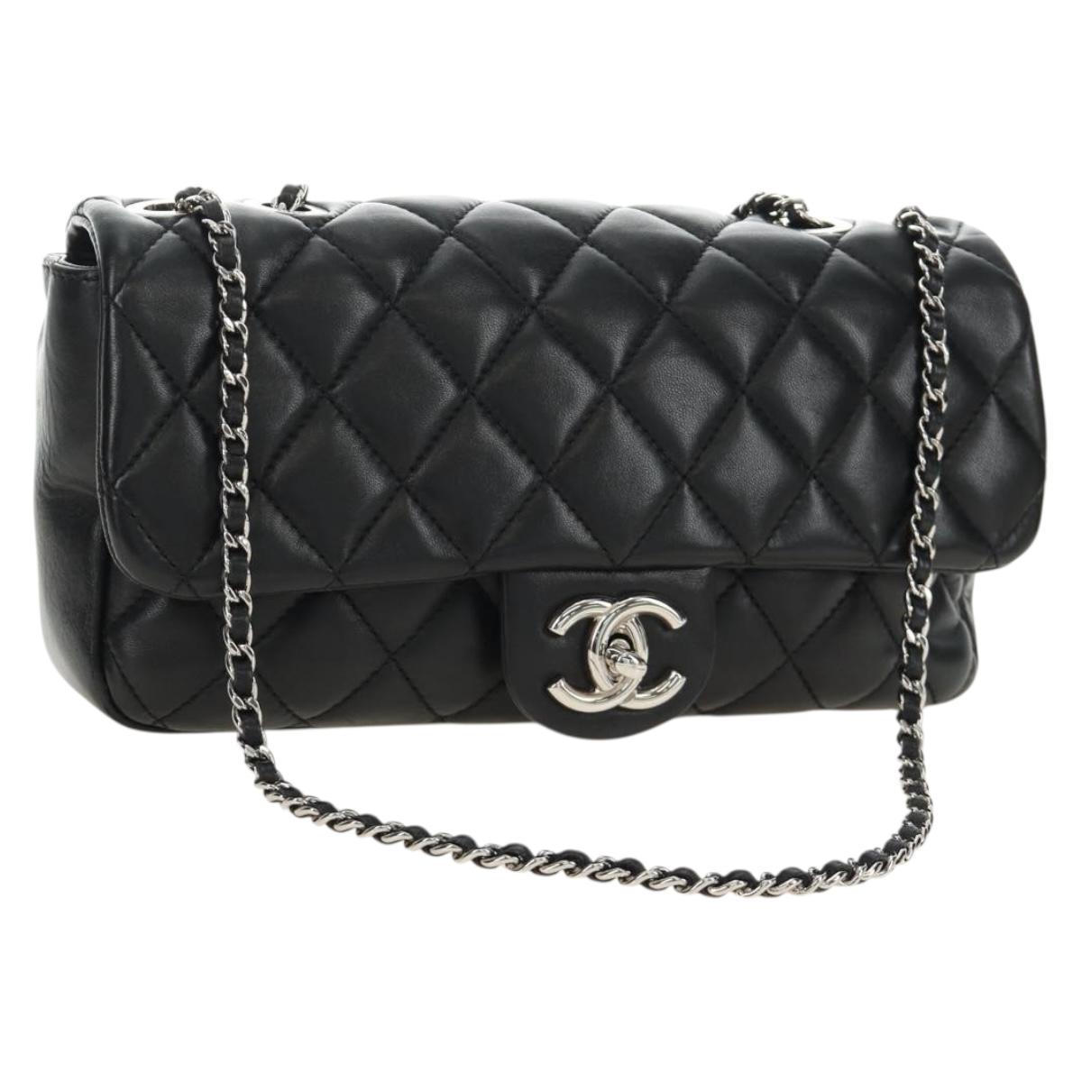 CHANEL Matelasse Cocorain Bag Lamb Skin Rain Gear Included CC Auth yk20533SAM