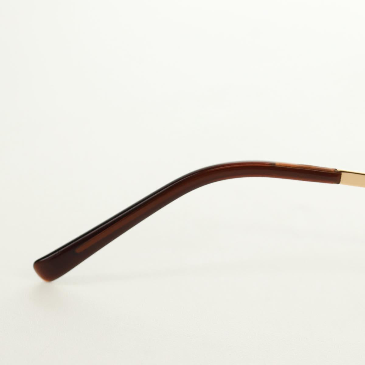 CHANEL Sunglasses Metal Gold CC Auth yk20538M