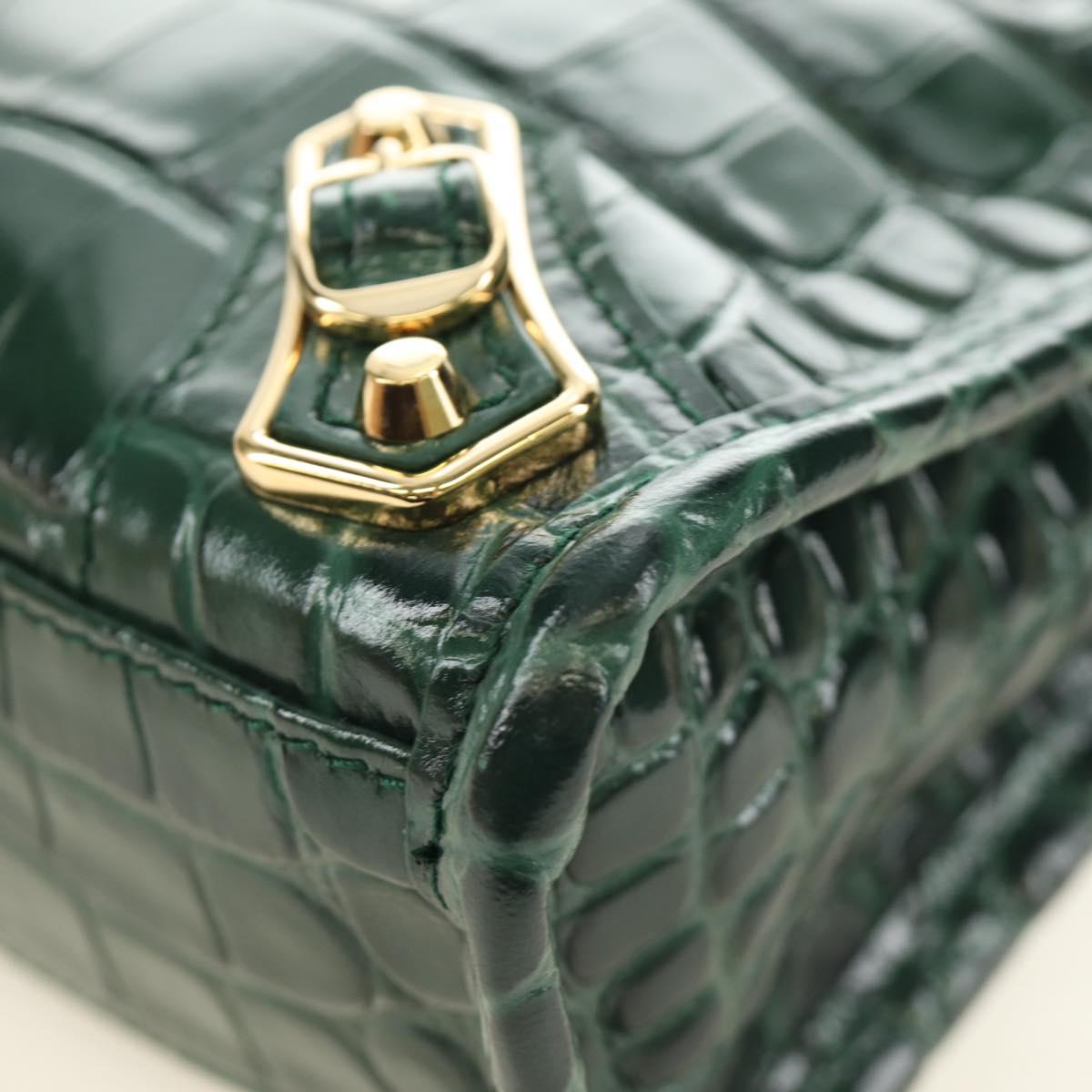 BALENCIAGA Classic Nano City Bag Embossed leather 2way 505982 Auth yk20546SAM