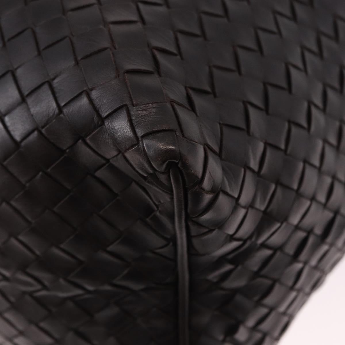 BOTTEGA VENETA INTRECCIATO Hobo Bag Leather Brown 172918 Auth yk20618SAV