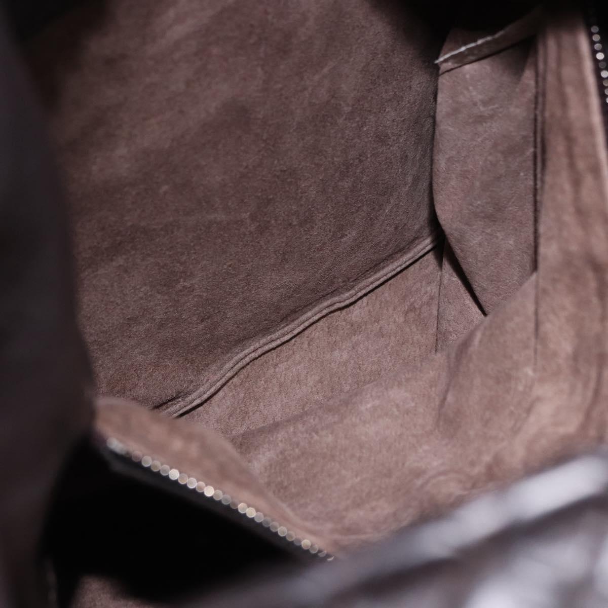 BOTTEGA VENETA INTRECCIATO Hobo Bag Leather Brown 172918 Auth yk20618SAV