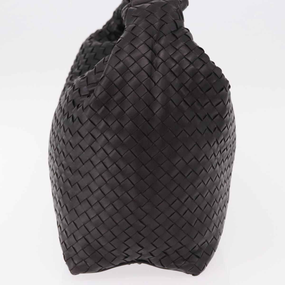 BOTTEGA VENETA INTRECCIATO Hobo Bag Leather Brown 172918 Auth yk20618SAV