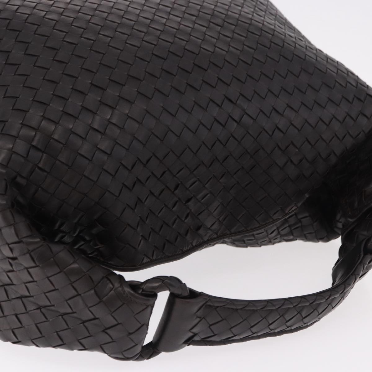 BOTTEGA VENETA INTRECCIATO Hobo Bag Leather Brown 172918 Auth yk20618SAV