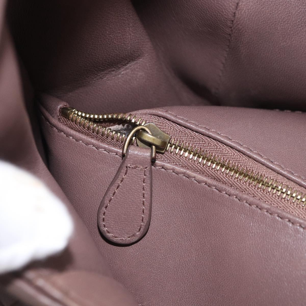 BOTTEGA VENETA INTRECCIATO Shoulder Bag Leather Brown 215441 Auth yk20621SAV
