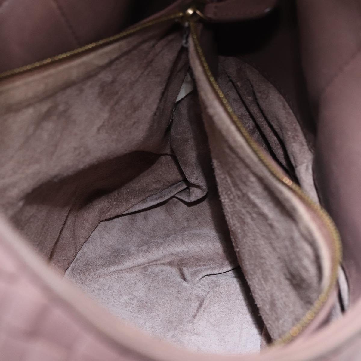 BOTTEGA VENETA INTRECCIATO Shoulder Bag Leather Brown 215441 Auth yk20621SAV