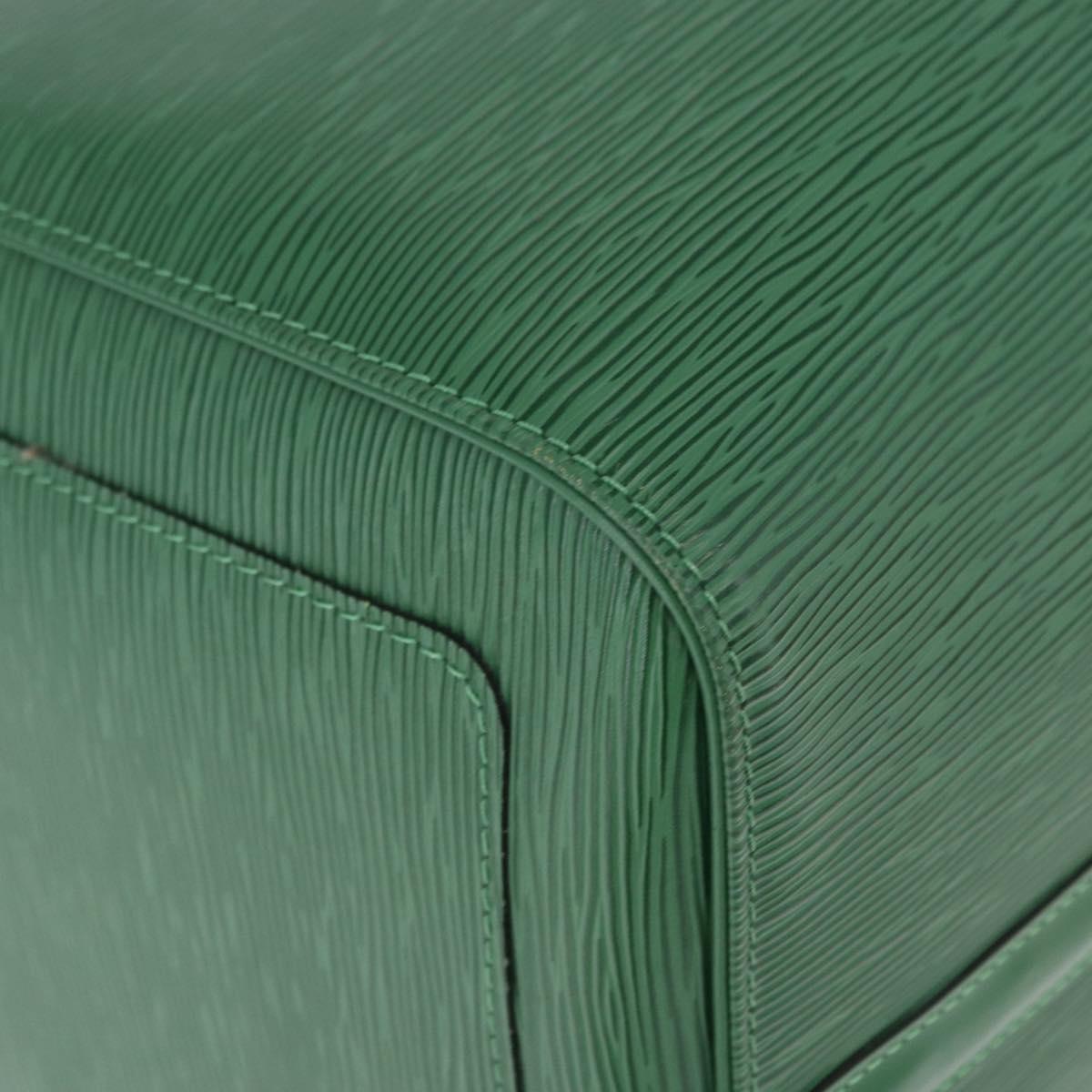 LOUIS VUITTON Epi Keepall 50 Boston Bag Green M42964 LV Auth yk20639SAV