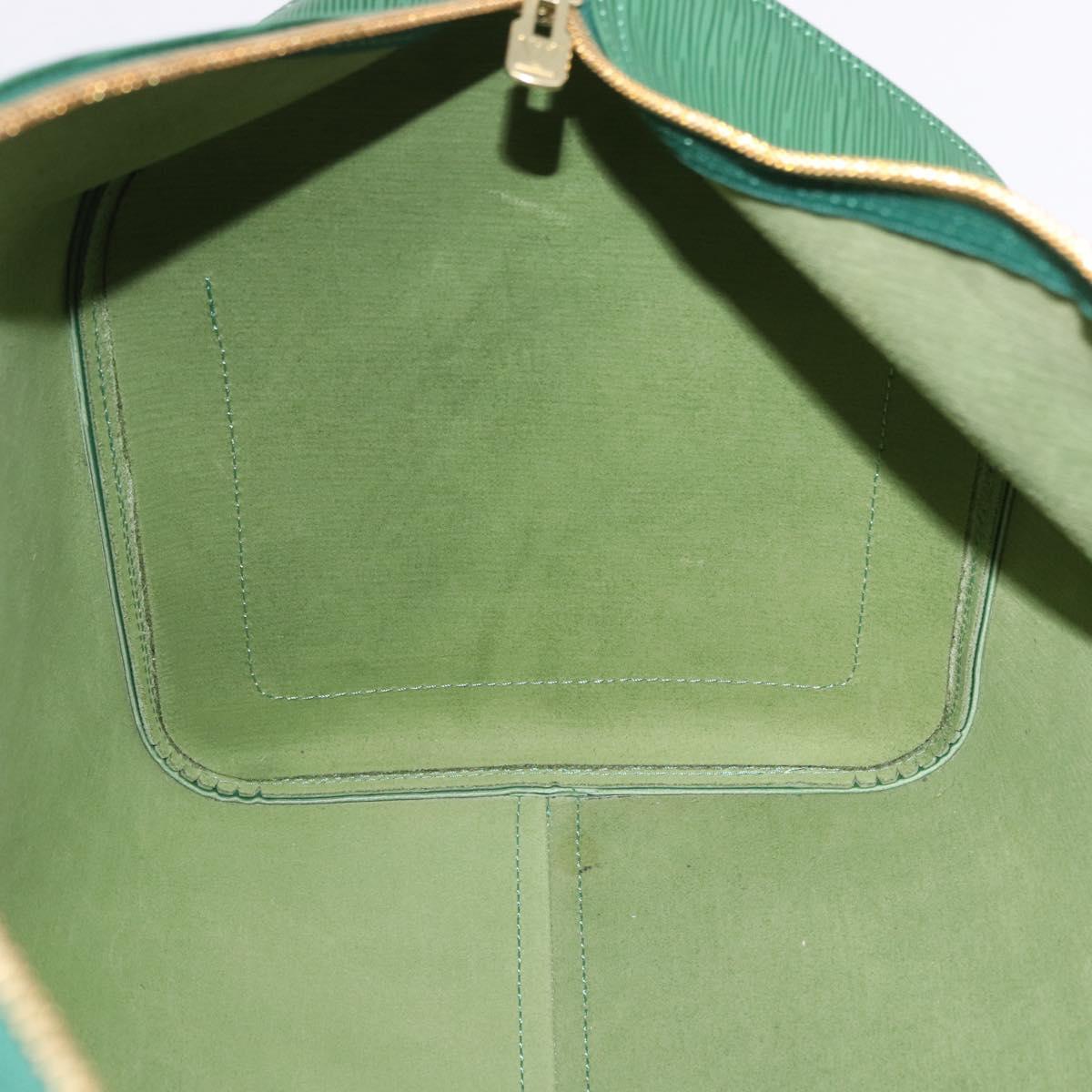 LOUIS VUITTON Epi Keepall 50 Boston Bag Green M42964 LV Auth yk20639SAV
