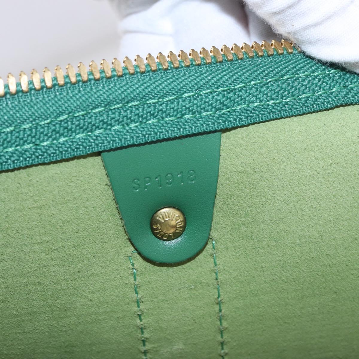 LOUIS VUITTON Epi Keepall 50 Boston Bag Green M42964 LV Auth yk20639SAV