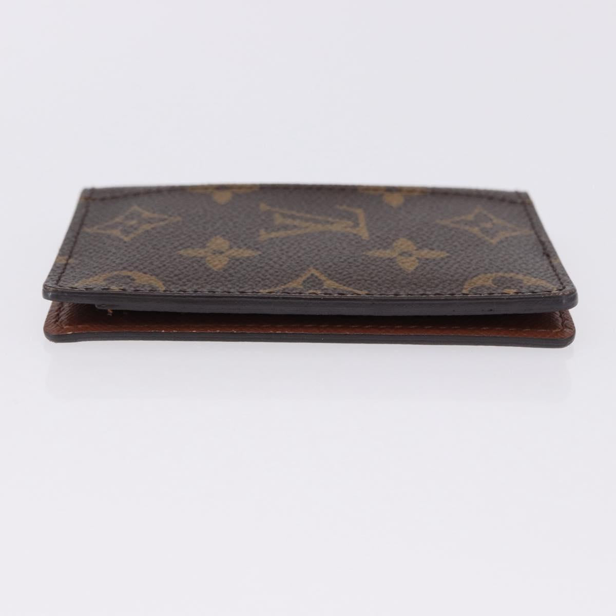 LOUIS VUITTON Monogram Porte Cartes Pass Vertical Card Case M66541 Auth yk20641M
