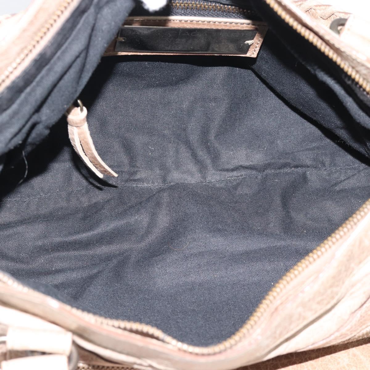 BALENCIAGA The First Hand Bag Leather 2way Brown 103208 Auth yk20650SAM