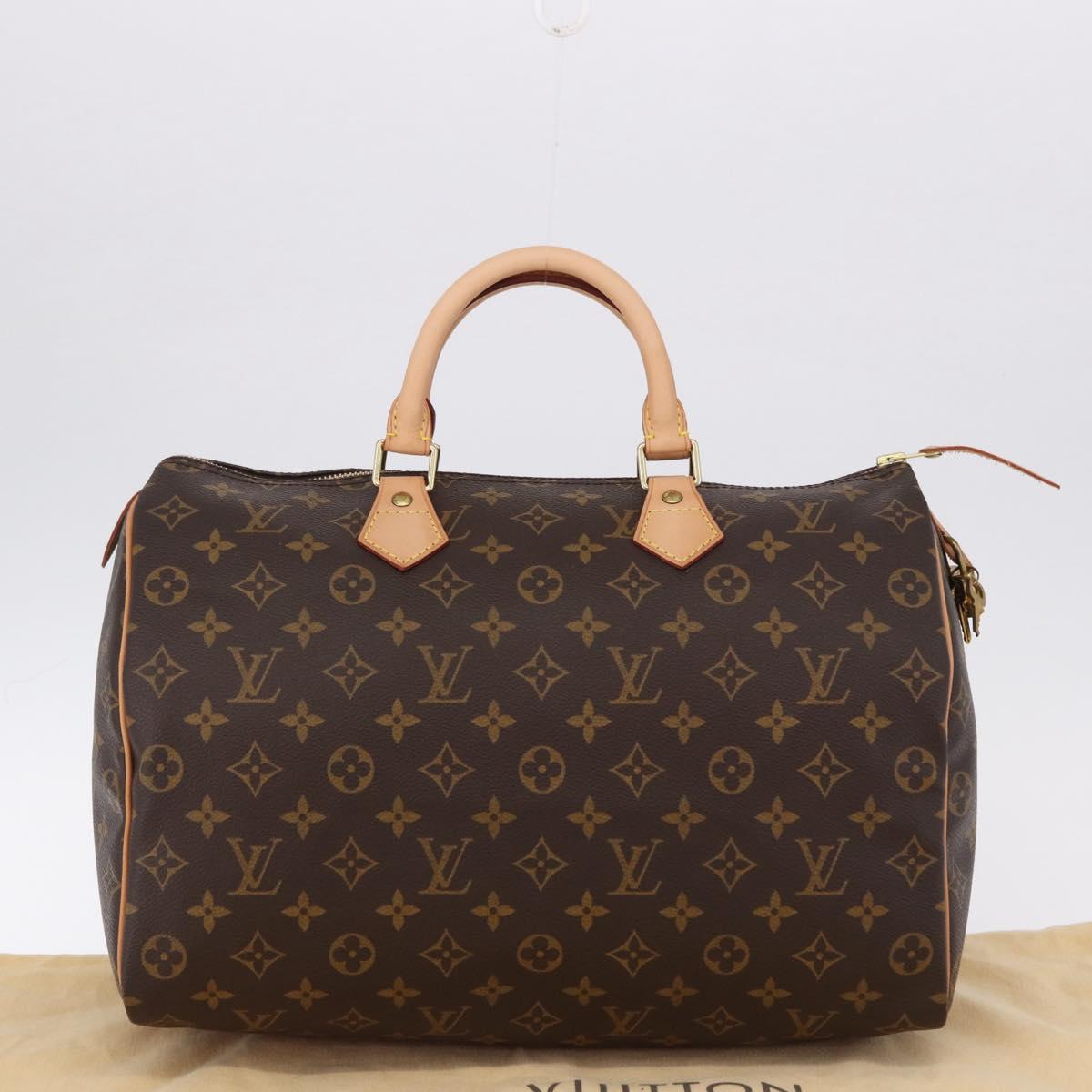 LOUIS VUITTON Monogram Speedy 35 Hand Bag M41524 LV Auth yk20651SM