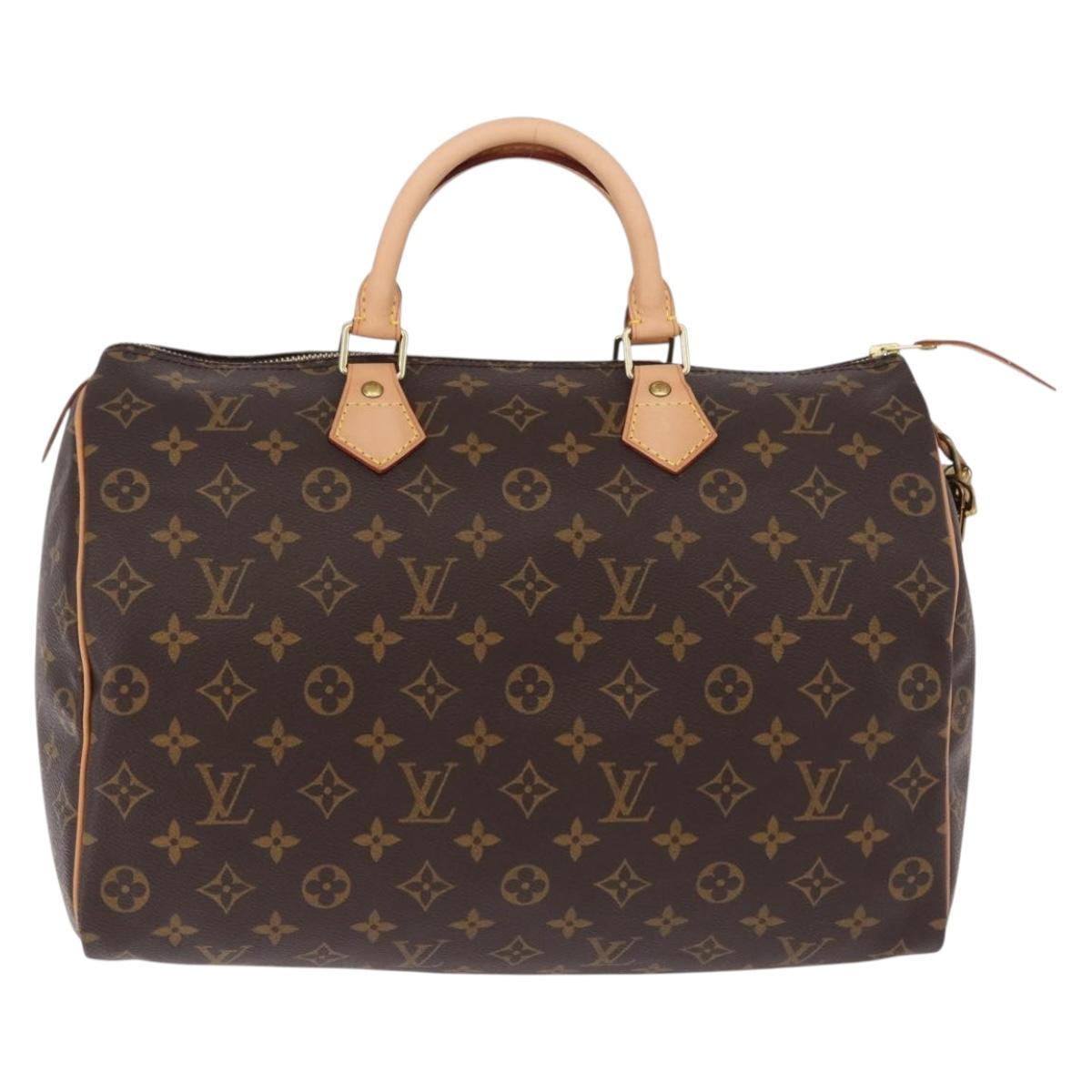 LOUIS VUITTON Monogram Speedy 35 Hand Bag M41524 LV Auth yk20651SM