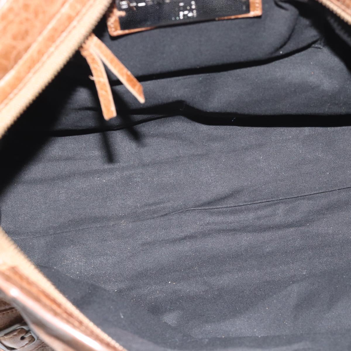 BALENCIAGA The City Hand Bag Leather 2way Brown 115748 Auth yk20660SAM