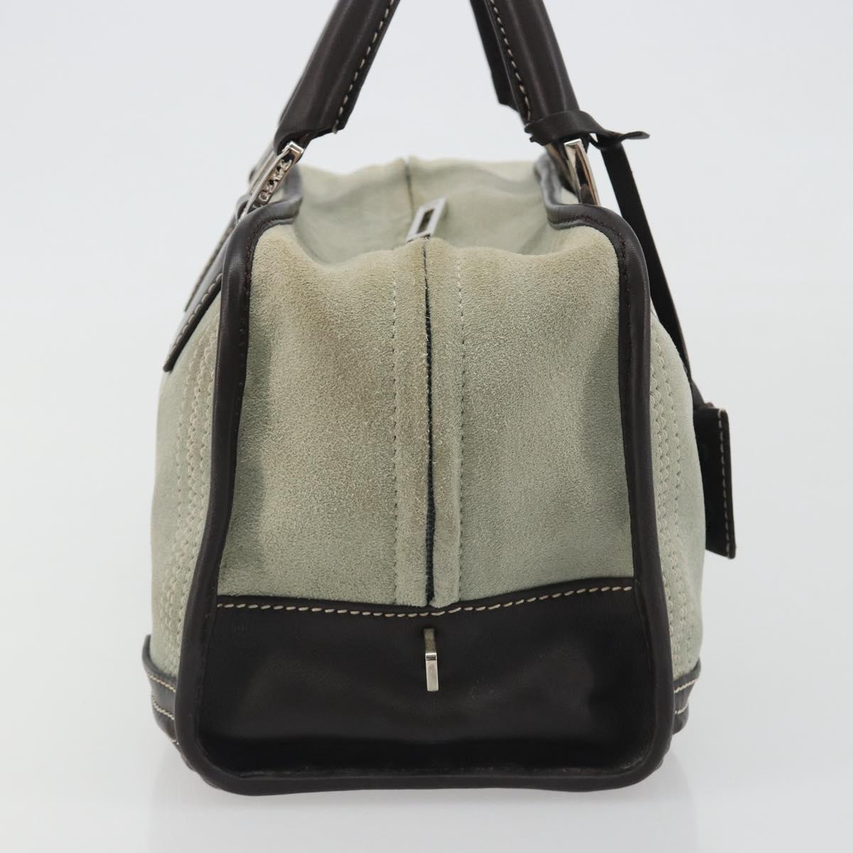 LOEWE Amazona 28 Hand Bag Suede Gray Brown Auth yk20662V