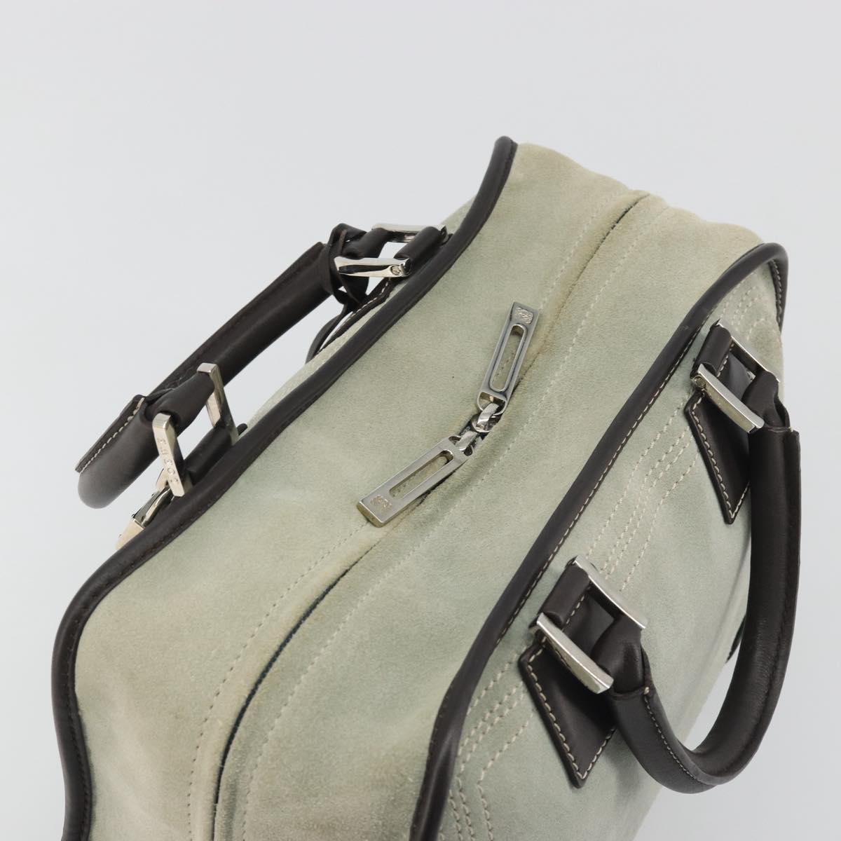 LOEWE Amazona 28 Hand Bag Suede Gray Brown Auth yk20662V