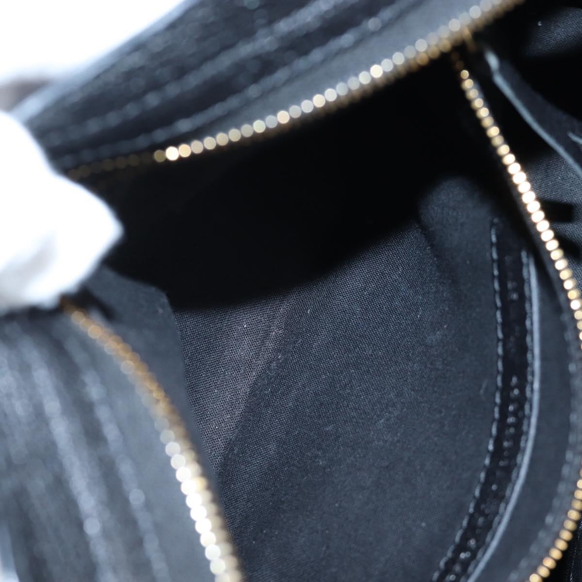 BALENCIAGA Classic Edge City Bag Leather 2way Black Gold 432831 Auth yk20725SAM