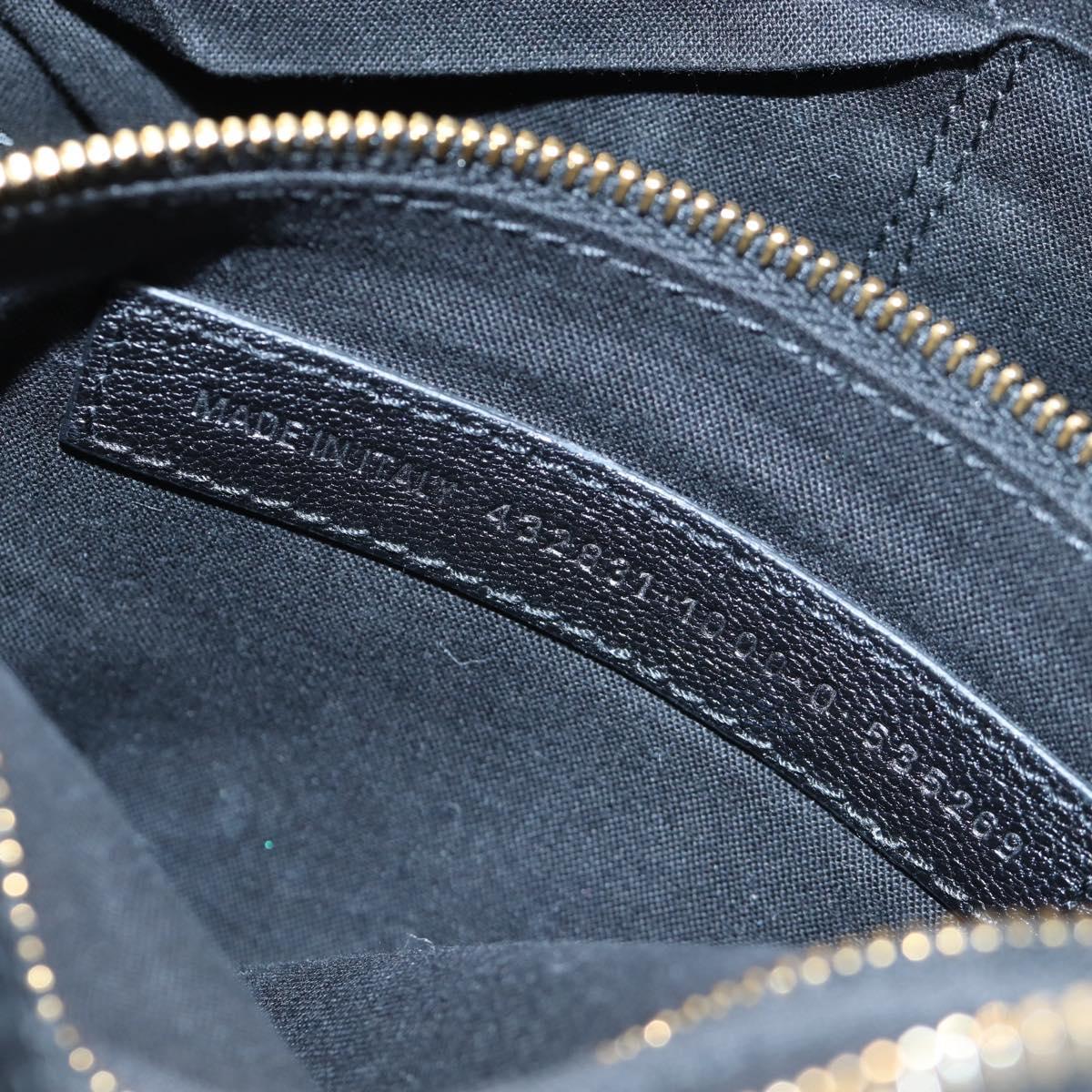 BALENCIAGA Classic Edge City Bag Leather 2way Black Gold 432831 Auth yk20725SAM
