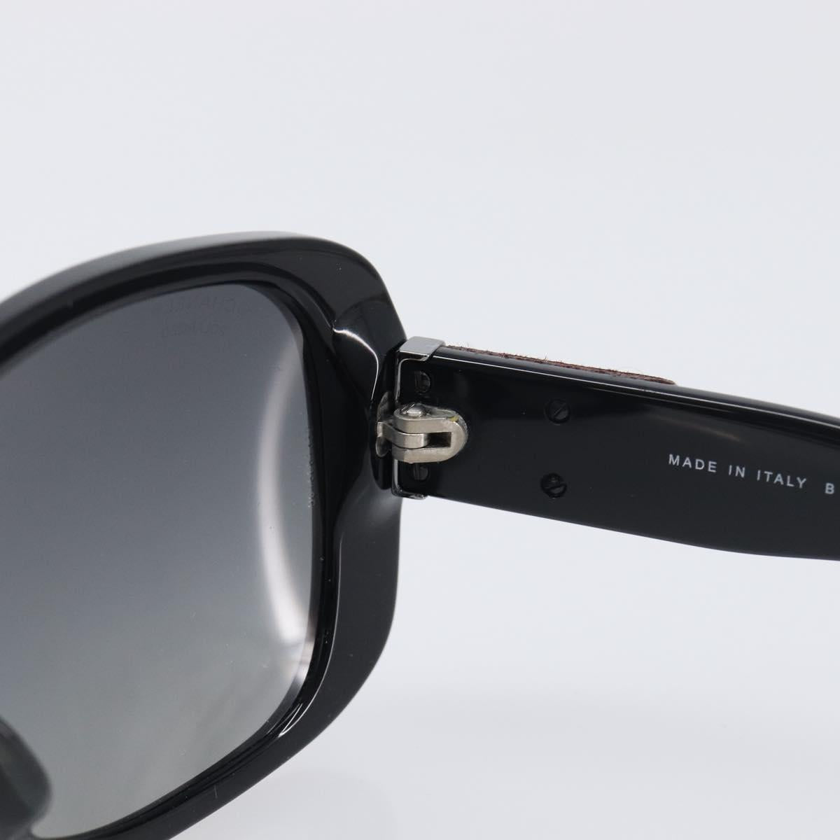CHANEL Sunglasses metal Black CC Auth yk20732M