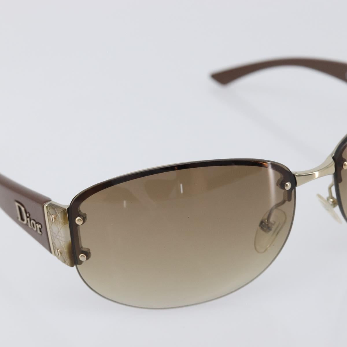 Christian Dior Sunglasses plastic Brown Auth yk20743M