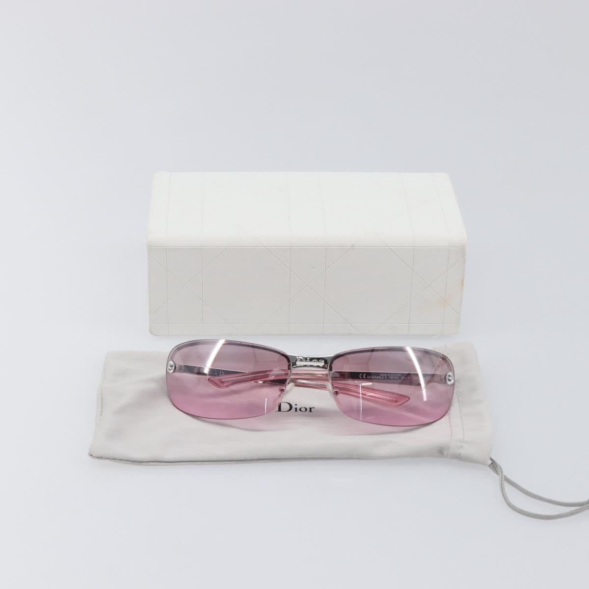Christian Dior Sunglasses metal Pink Auth yk20747M