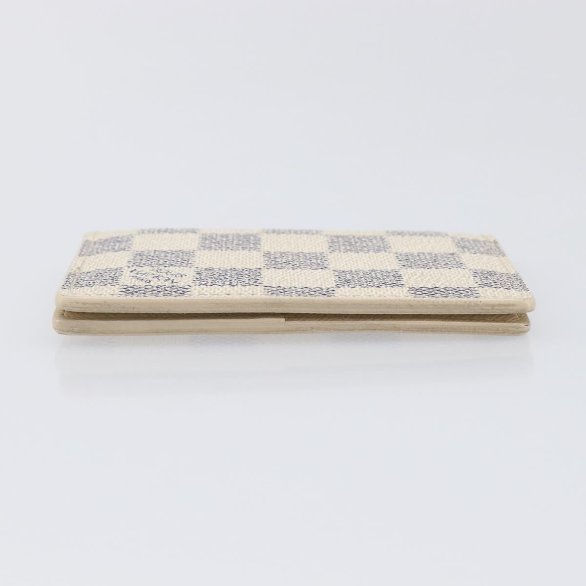 LOUIS VUITTON Damier Azur Organizer Dupoch Card Case N61727 LV Auth yk20757A