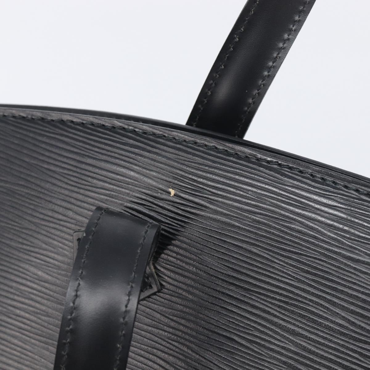 LOUIS VUITTON Epi Saint Jacques Shopping Shoulder Bag Black M52272 Auth yk20759