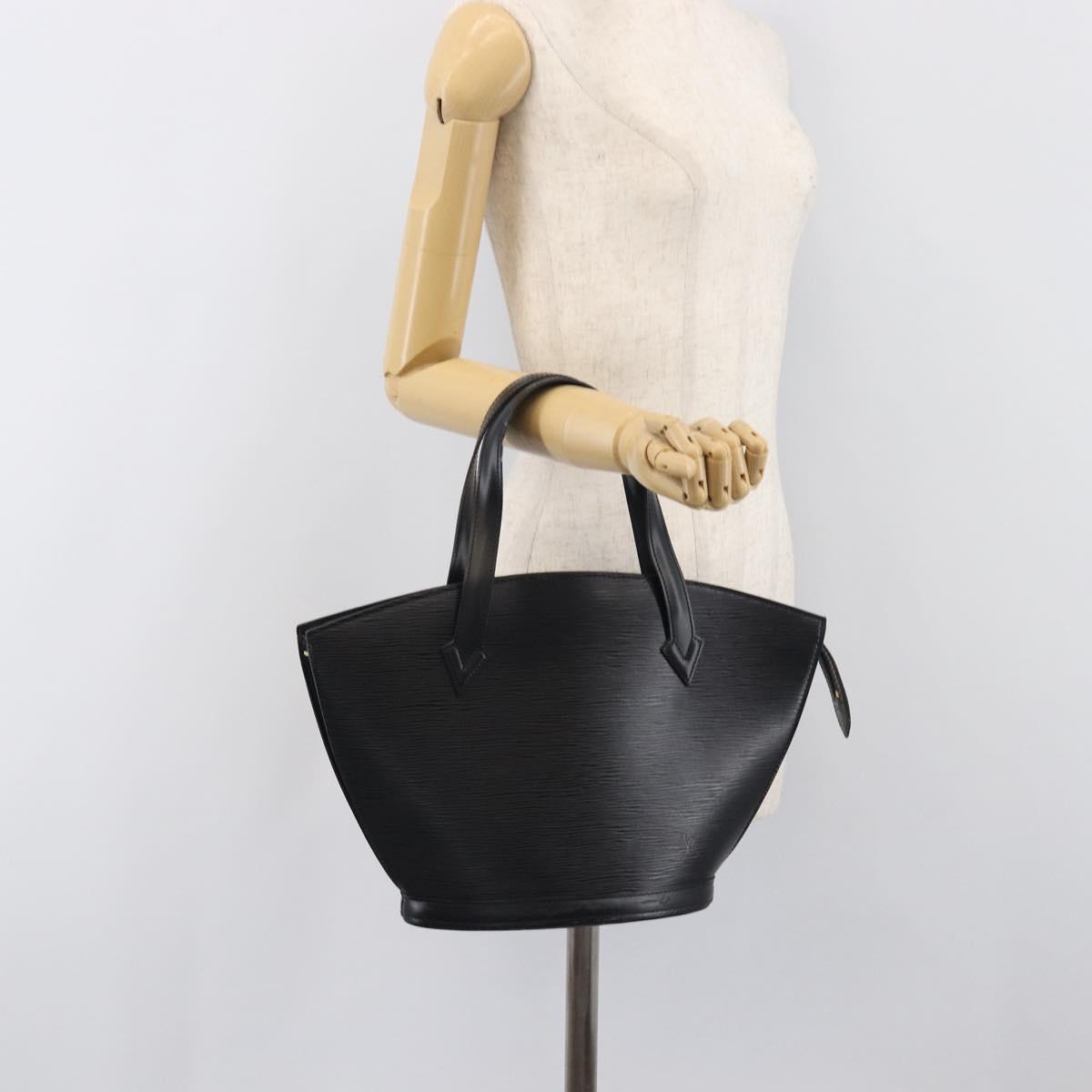 LOUIS VUITTON Epi Saint Jacques Shopping Shoulder Bag Black M52272 Auth yk20759