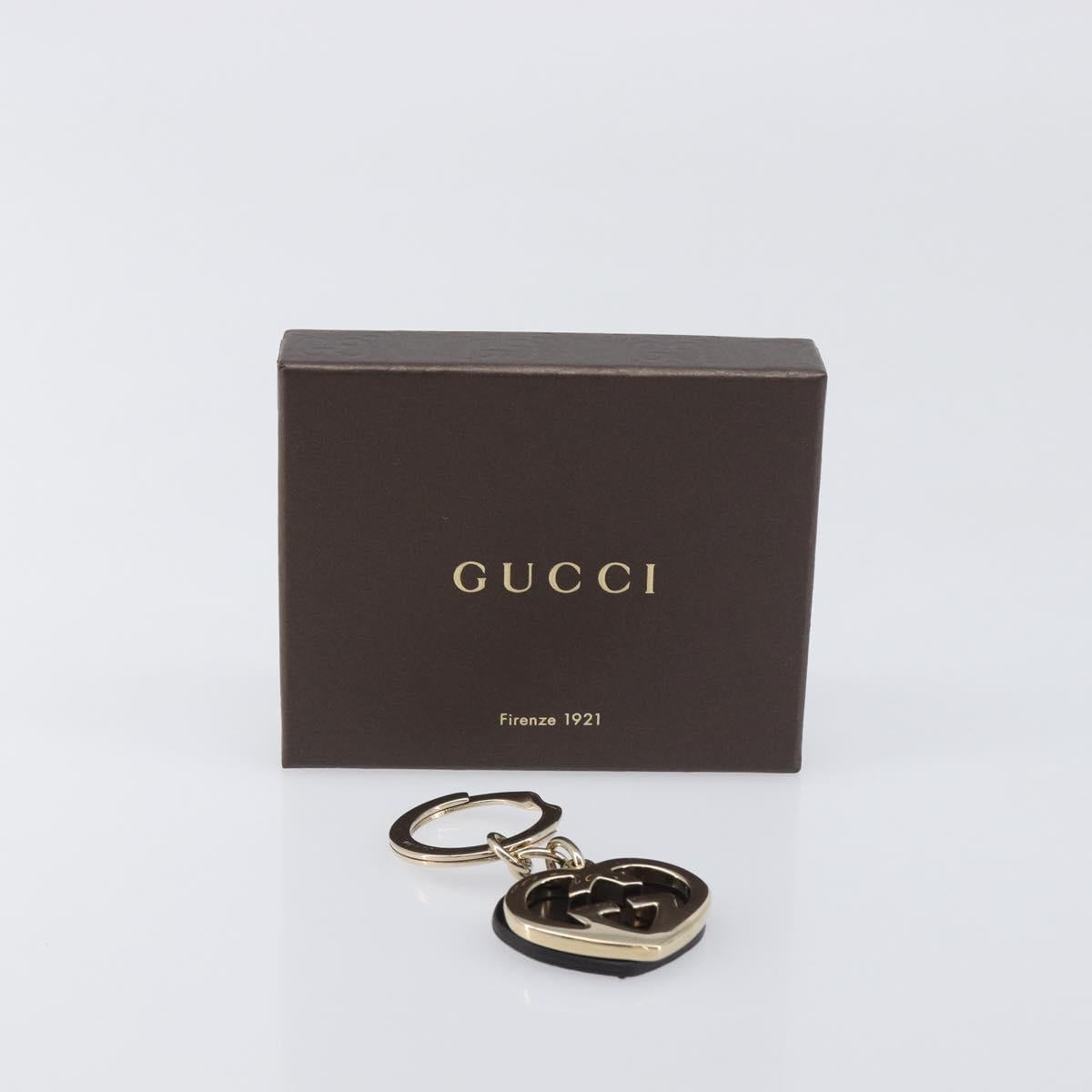GUCCI Lovely Key Ring metal Gold Auth yk20761M