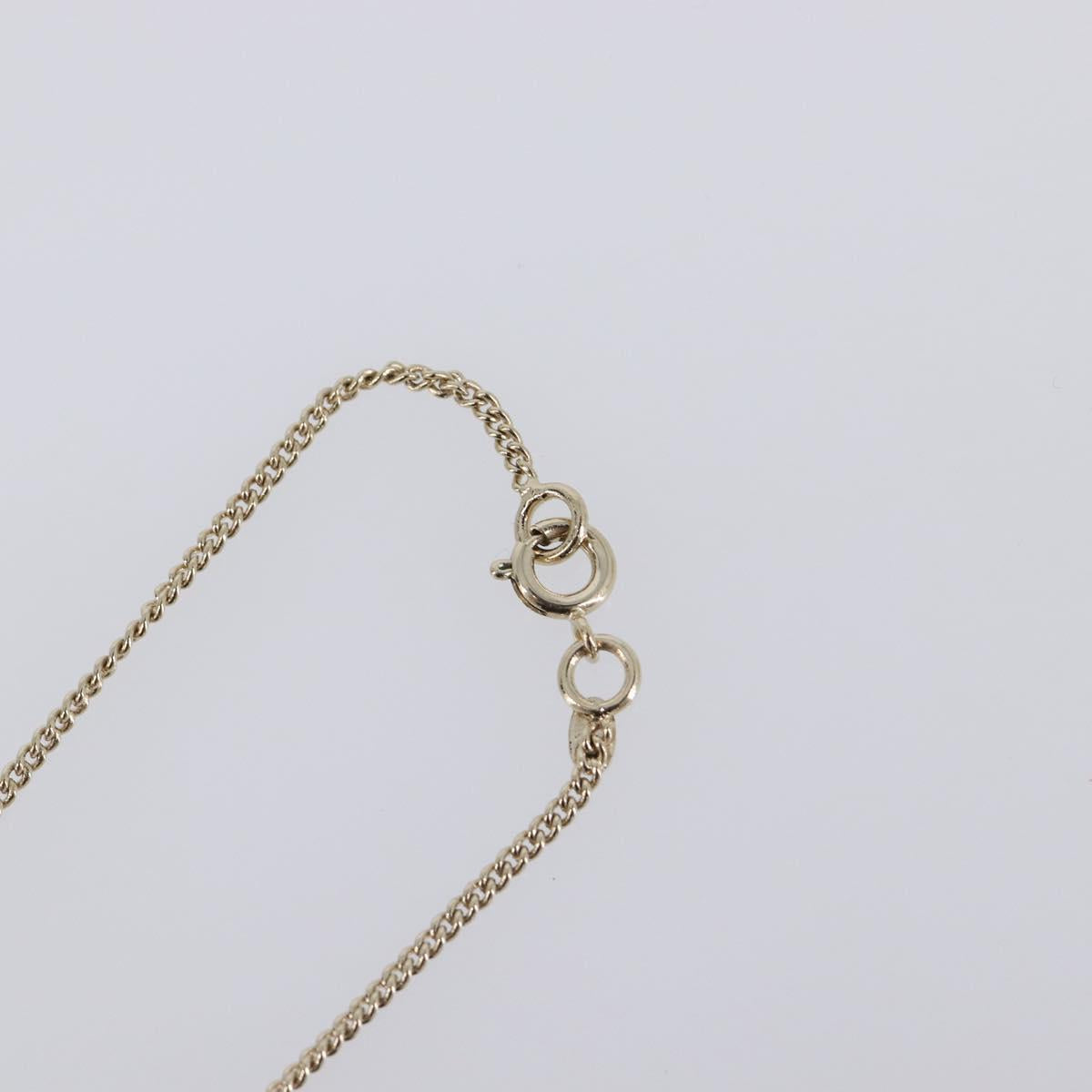 CHANEL COCO Mark Stone Necklace metal Multicolor CC Auth yk20780M